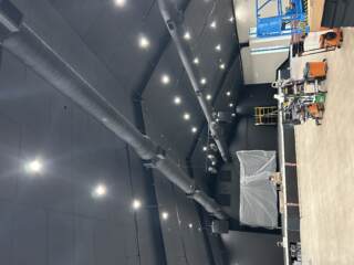 Finished spiral duct