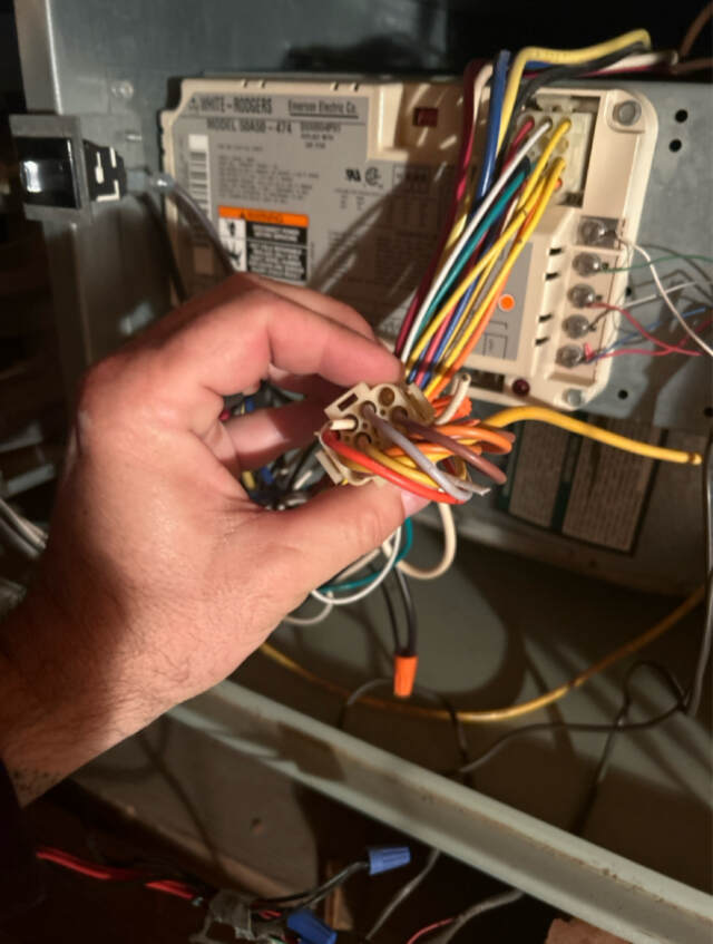 Improper wiring 
