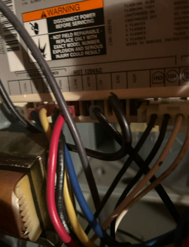 Failed control module 