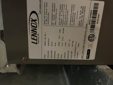 Lennox evaporator coil