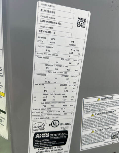 Carrier condenser